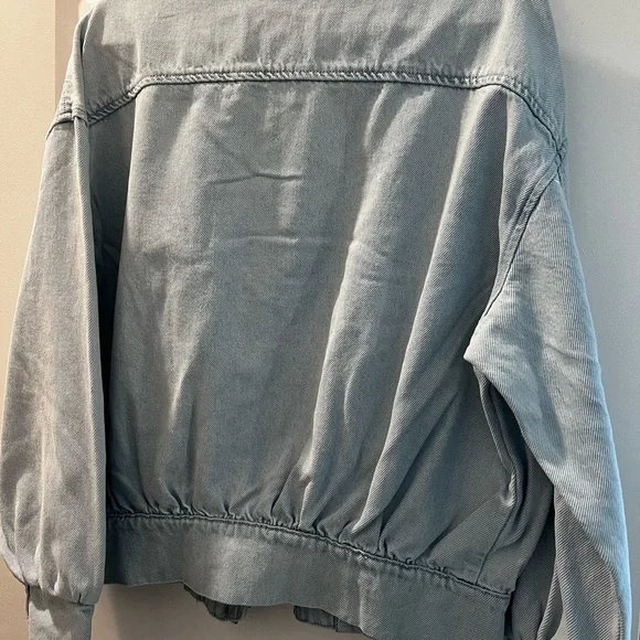 Denim oversized jacket